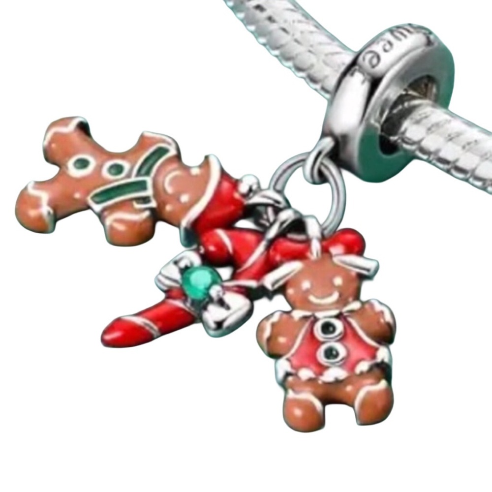 Sweet Gingerbread Christmas Collection Charm Pandora Style